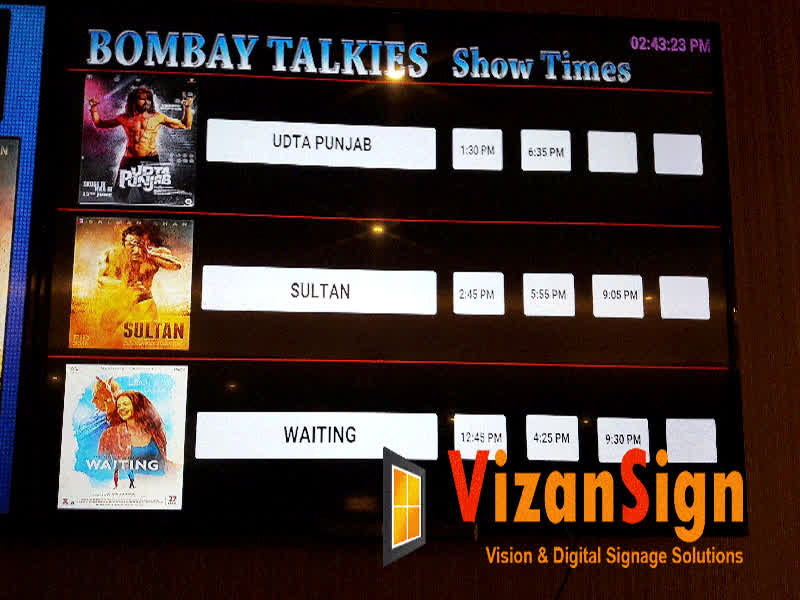 Cinema Digital Signage