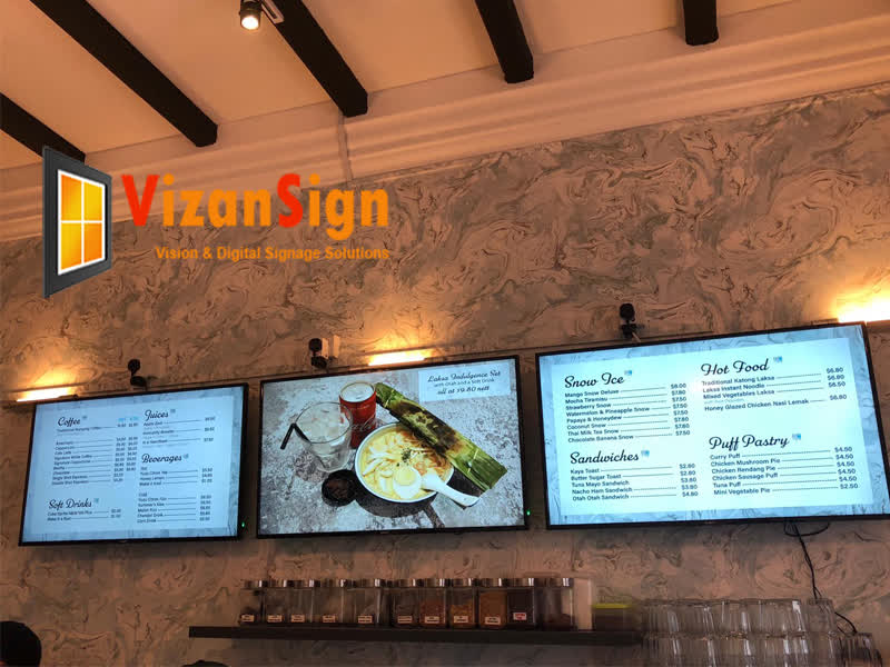 Restaurant Menu Board Singapore